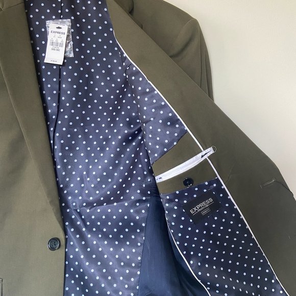 Express Other - Express Producer blazer, dark/olive green